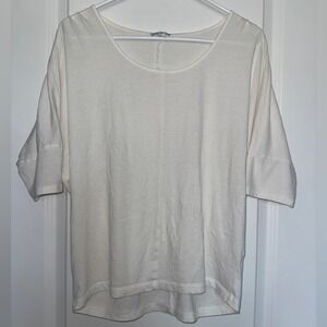 Express White Dolman Sleeve Scoop Neck Top Women's Size‎ Medium